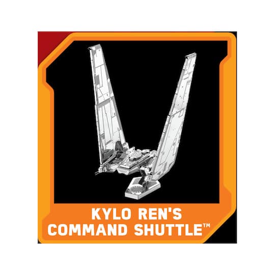 Metal Earth 3D Metal Model Kit - Star Wars Episode 7 Kylo Ren's Command Shuttle